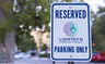 Reserved Parking Aluminum Sign