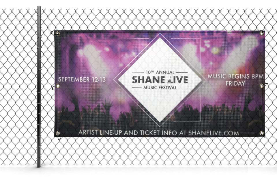 Wind-Resistant Vinyl Mesh