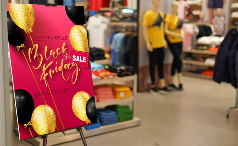 Mounted Poster Retail