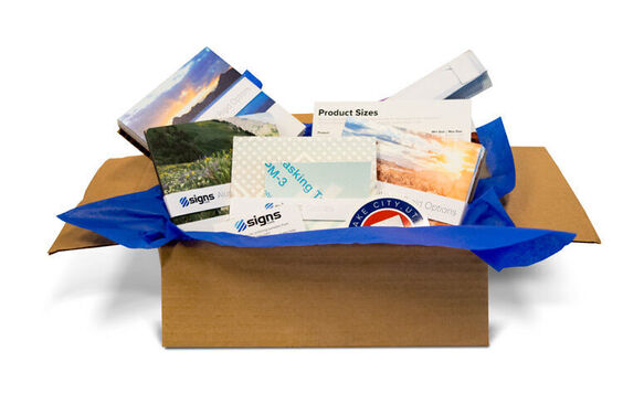 Signs.com Sample Box