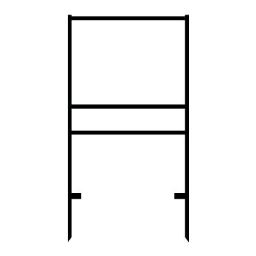 Single Rider Metal Frame