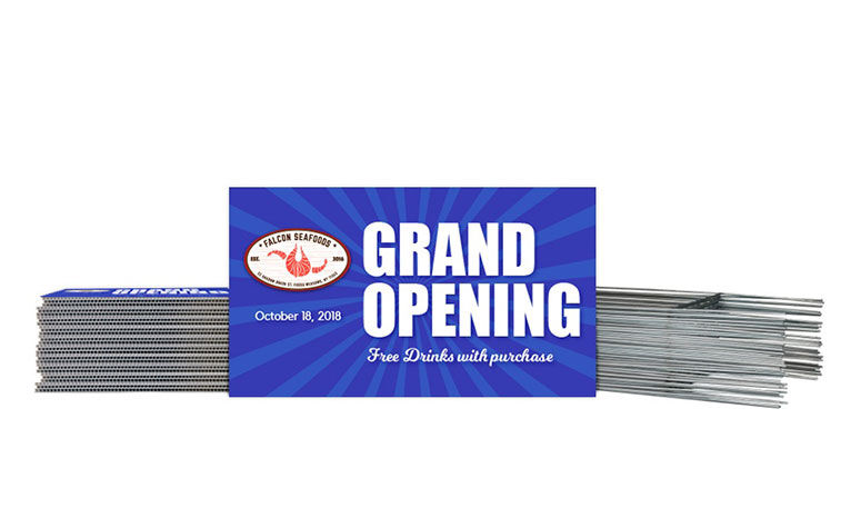yard sign grand opening thumbnail