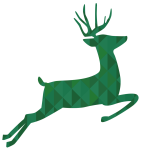 Green Reindeer Christmas