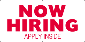 Now Hiring - Banner